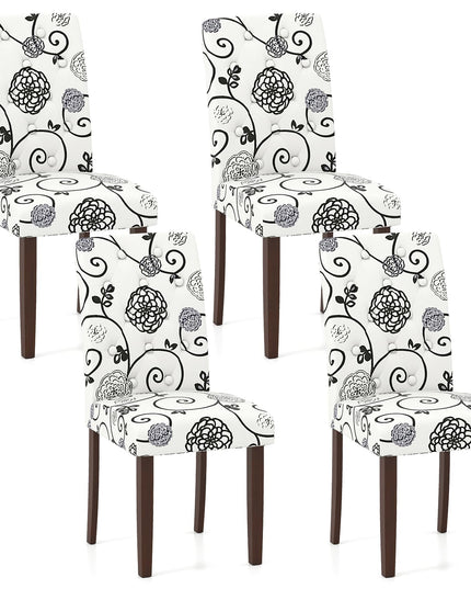 Giantex Tufted Dining Chairs Set of 2/4 Upholstered Kitchen Chairs