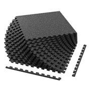 Black/Gray Speckled / 12 Tiles | 48 Sq Ft