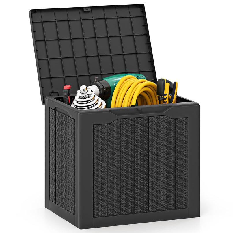 Giantex 25 Gallon Outdoor Storage Box for Pool Accessories