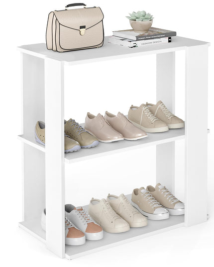 Giantex White Shoe Rack for Closet