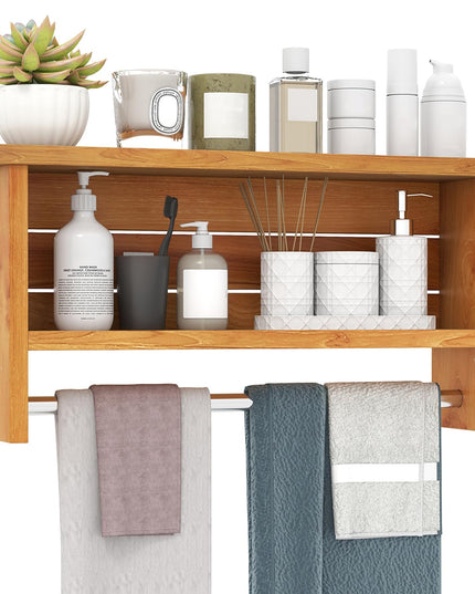 Étagère de rangement murale de salle de bain Giantex