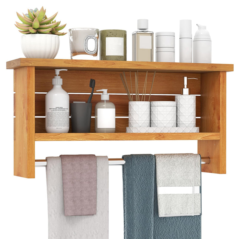 Giantex Bathroom Wall-Mounted Storage Shelf