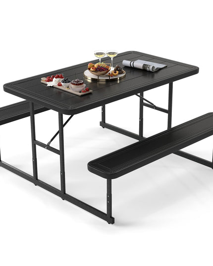 Giantex Picnic Table Bench Set for 4 People