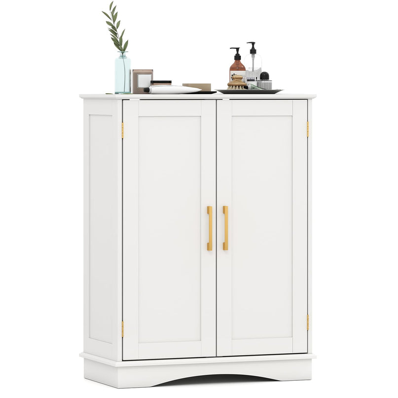 Giantex Freestanding Floor Cabinet Storage Organizer for Living Room