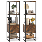 2 / Rustic Brown+black