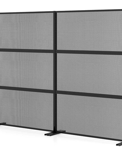 Giantex Metal Privacy Screen 72''H x 48''W for Garden