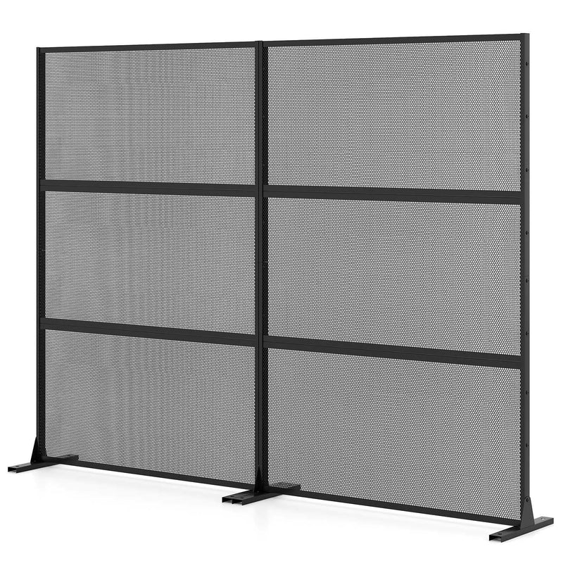 Giantex Metal Privacy Screen 72''H x 48''W for Garden