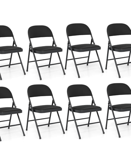 Giantex Folding Chair with Metal Frame for Indoor Outdoor Events