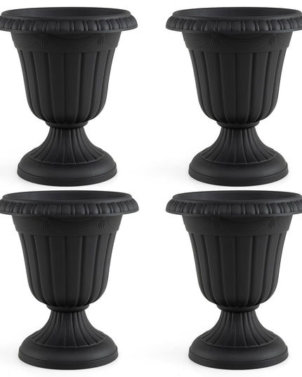 Giantex 18" Tall Vintage Planters Set of 2/4 for Front Porch Home Wedding