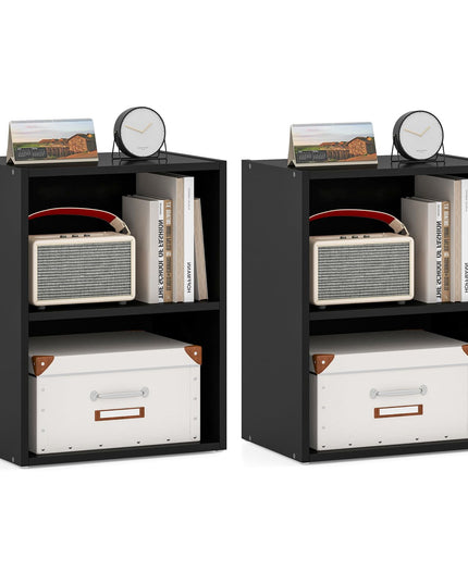 Giantex 3 Tier Bookshelf with Open Cubes for Living Room