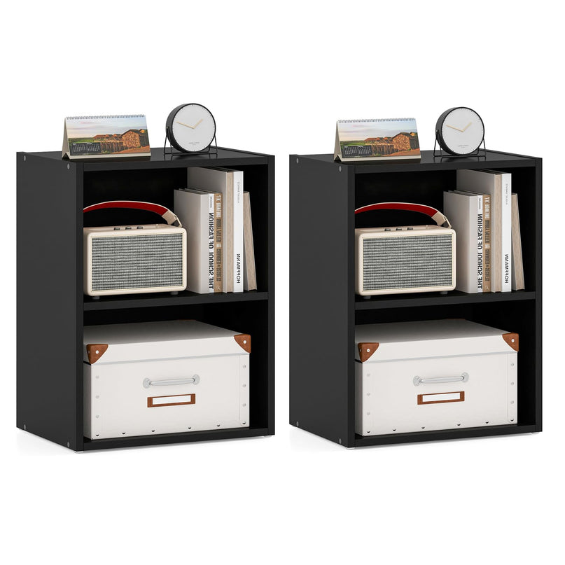 Giantex 3 Tier Bookshelf with Open Cubes for Living Room
