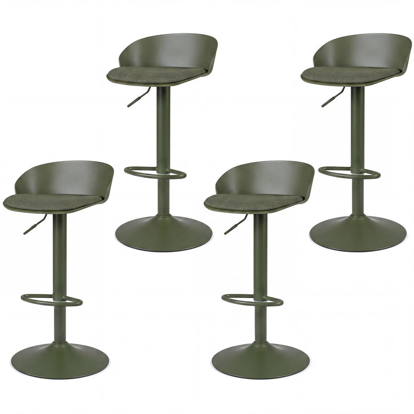 GIANTEX Swivel Bar Stools Set of 2/4 for Dining Room Island
