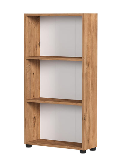 Giantex Bibliothèque à 3 niveaux avec kit anti-basculement pour salon