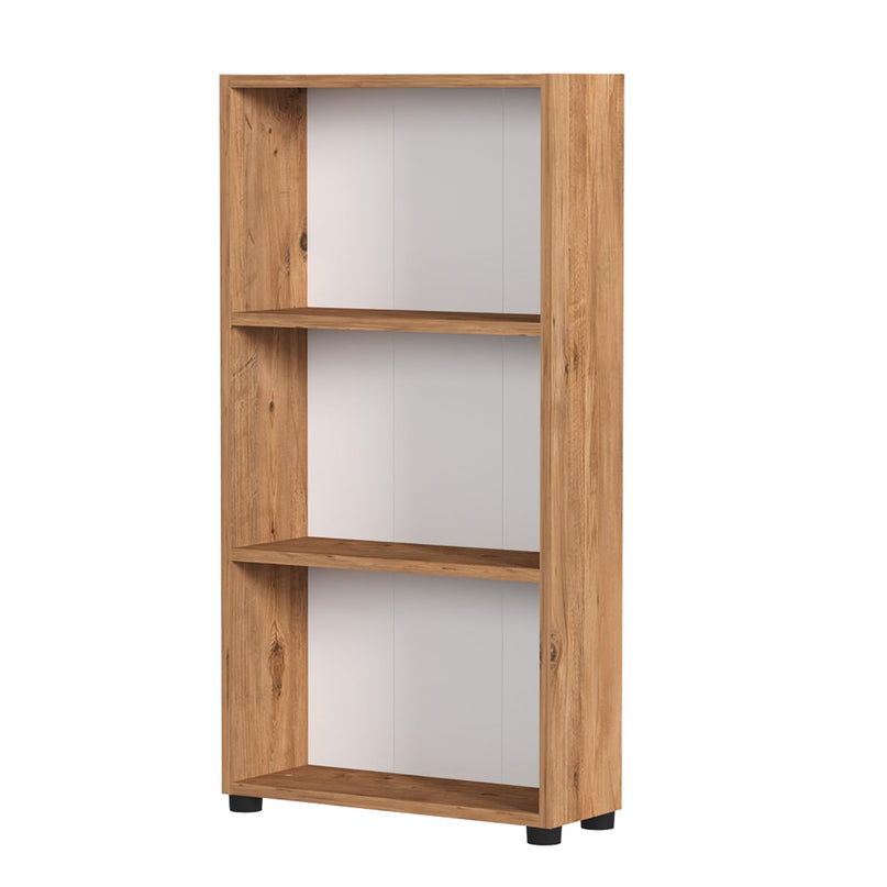 Giantex 3 Tier Bookcase with Anti Tipping Kit for Living Room