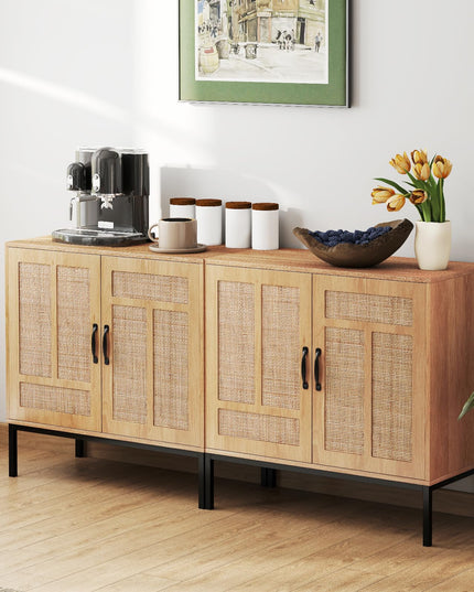 Giantex Sideboard Cabinet with Storage Adjustable Shelves