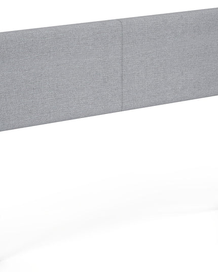 Giantex Linen Upholstered Headboard Queen/Full Size Vertical Quilted Fabric Head Board