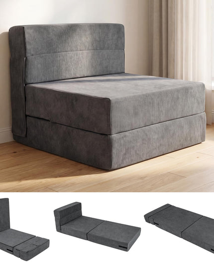 Giantex 4-in-1 Folding Sofa Bed Convertible Sleeper Chair for Adults