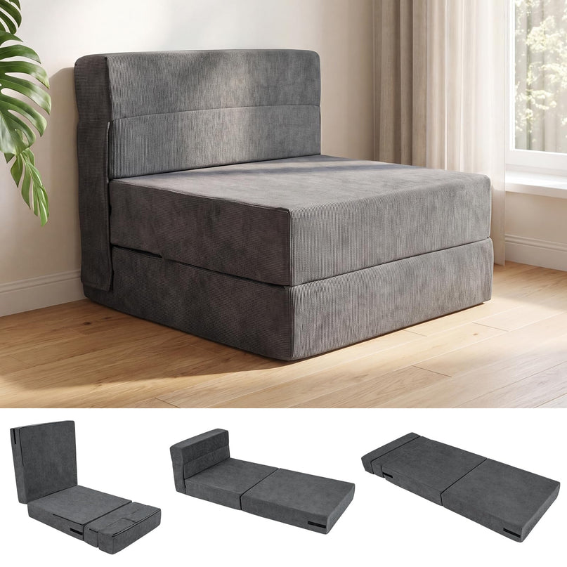 Giantex 4-in-1 Folding Sofa Bed Convertible Sleeper Chair for Adults