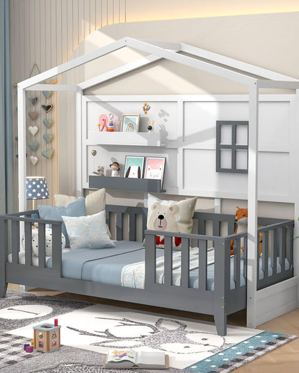 Giantex Twin House Bed