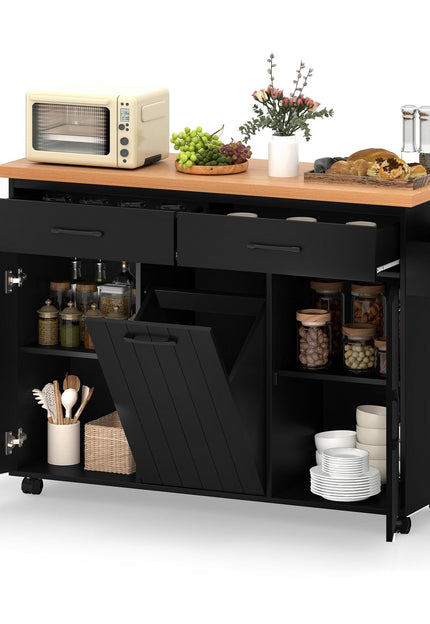 Trash Can Cabinet