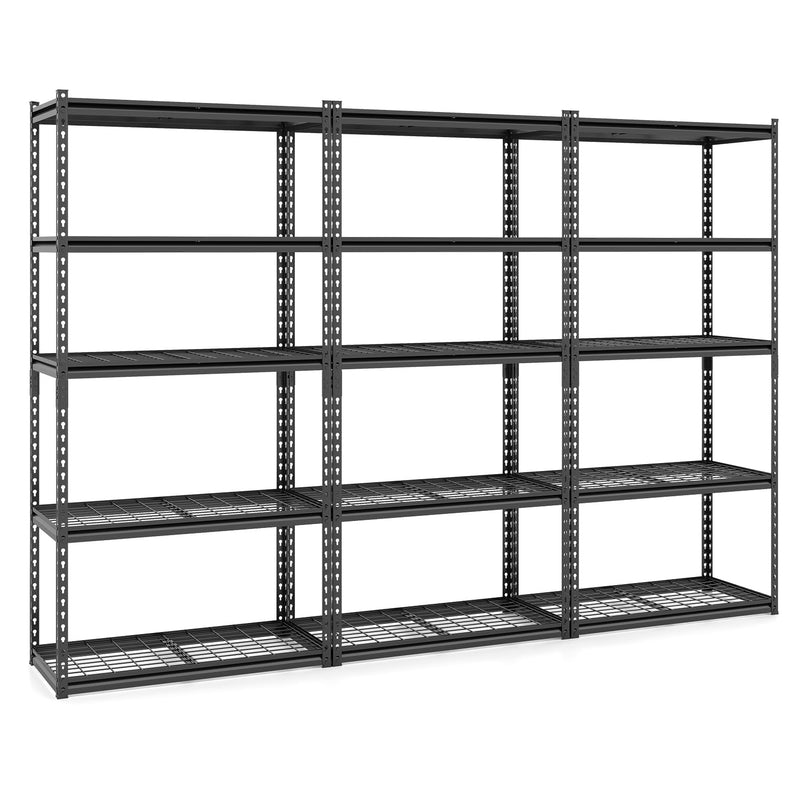 Giantex 5-Tier Metal Storage Shelves Heavy Duty Garage Shelving Units(36" L x 18" W x 72" H)