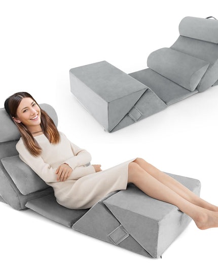 Giantex 7 PCS Orthopedic Bed Wedge Pillow Set