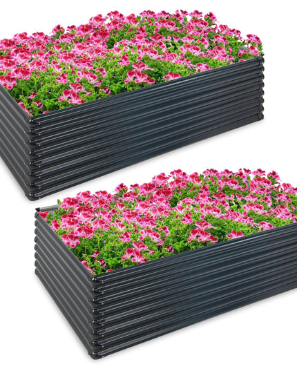 Giantex Galvanized Raised Garden Bed