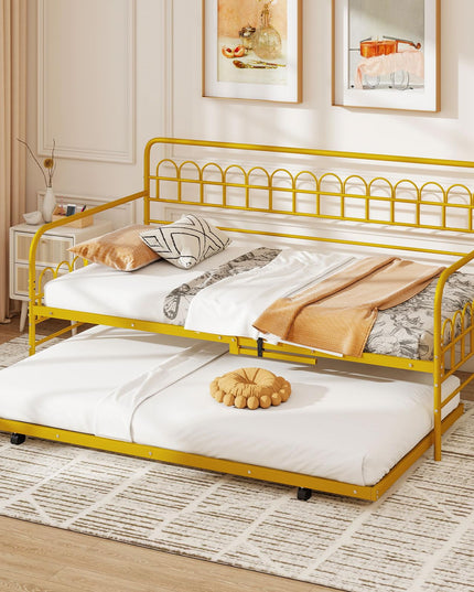 Giantex Twin Daybed with Trundle for Living Room