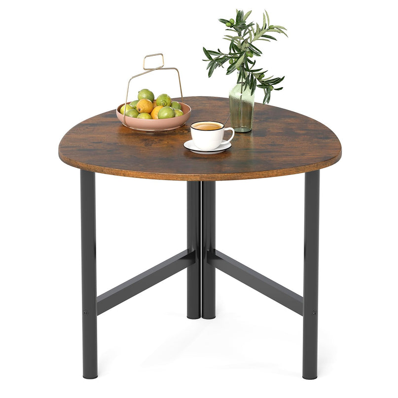Giantex Triangle End Table | Small Coffee Table for Small Space Living Room