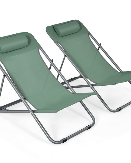 Giantex Beach Chair for Adults Camping Chair Set