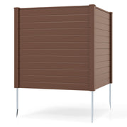 48''W x 48''H - 2 Panels / Brown