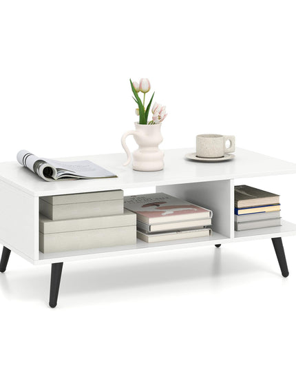 Giantex Coffee Table with Storage for Living Room