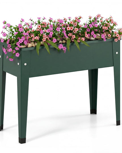 Giantex Metal Raised Garden Bed with Legs(24”x11”x18”)