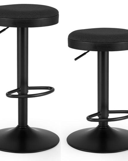 GIANTEX Modern Swivel Adjustable Height Bar Stools Set of 2/4