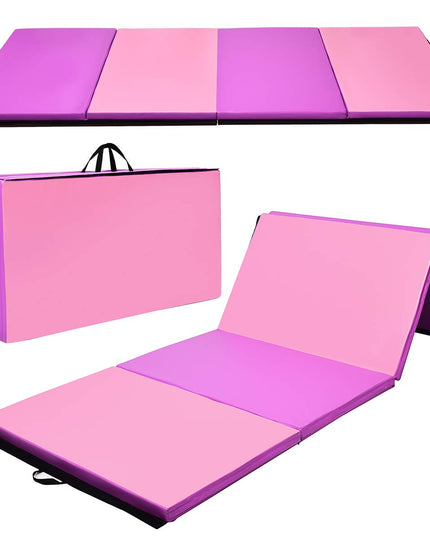 Giantex  Folding Anti-Tear Gymnastics Mat with Carrying Handles