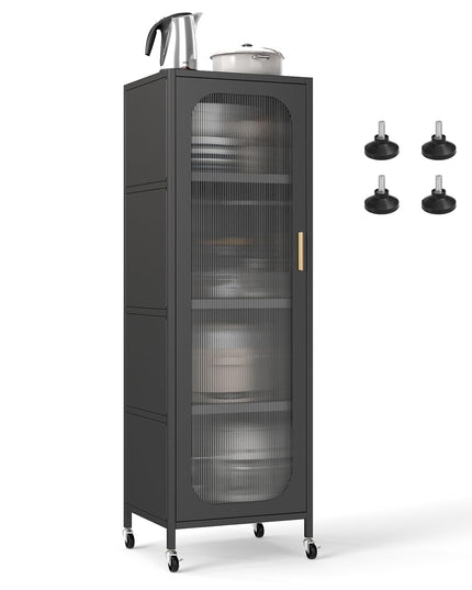 Armoire de rangement mobile à 5 niveaux Giantex