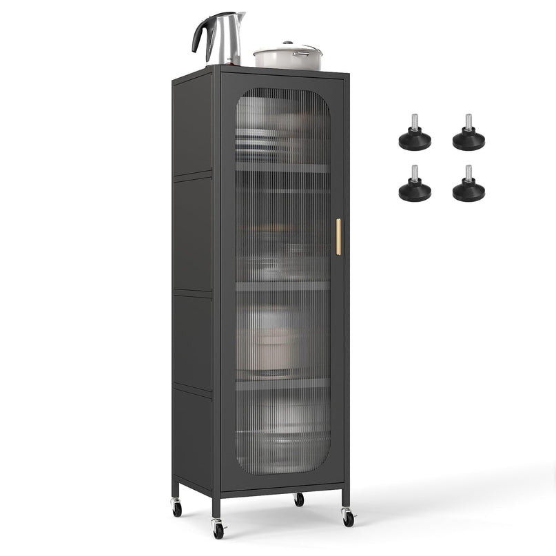 Armoire de rangement mobile à 5 niveaux Giantex