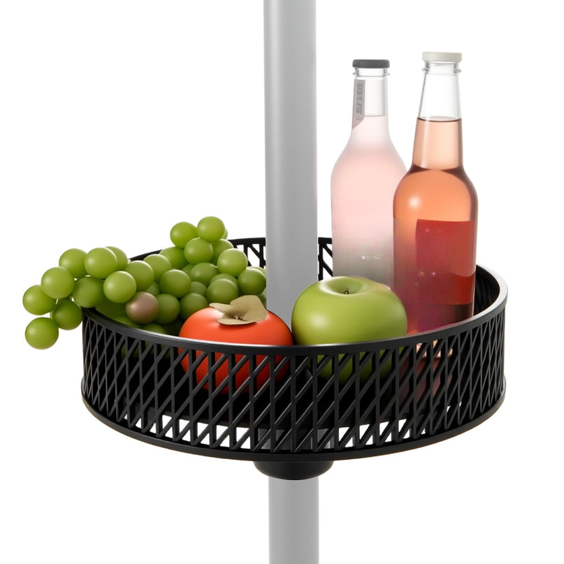 Giantex Portable Outdoor Side Table with Umbrella Hole