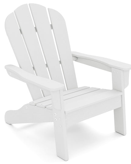 Chaise Adirondack pour enfants Giantex en PEHD – Chaise de jardin toutes saisons pour tout-petits au design ergonomique