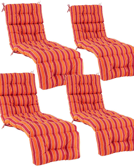 Giantex Set of 1/2/4 Lounge Chair Cushion(73X22X4 Inch)