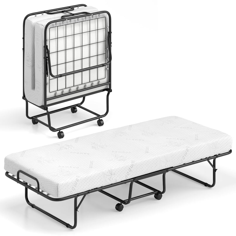 Giantex Folding Bed with Mattress for Adults