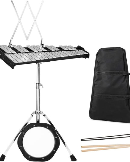 Giantex Percussion Glockenspiel Bell Kit 30 Notes