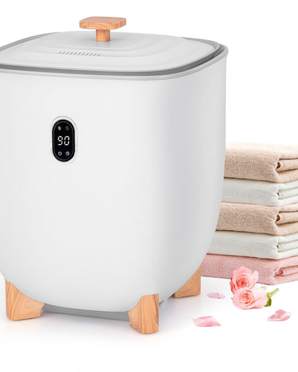 Giantex Upgraded Towel Warmer Bucket - 20L Hot Towel Bucket with PTC Air Heater for Rapid & Even Heating