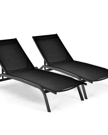 Giantex Patio Lounge Chairs for Pool Area