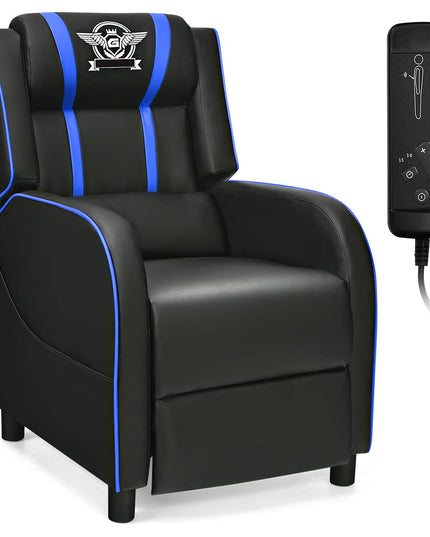 Gaming Recliner Chair, Racing Style Single Recliner Sofa - Giantex