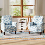 2 / White+blue Floral