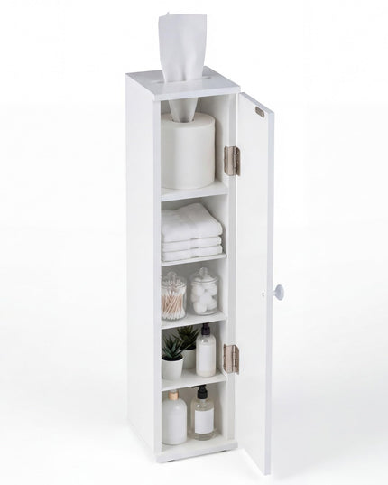 Giantex Small Bathroom Storage Cabinet(6.5" x 6.5" x 27")