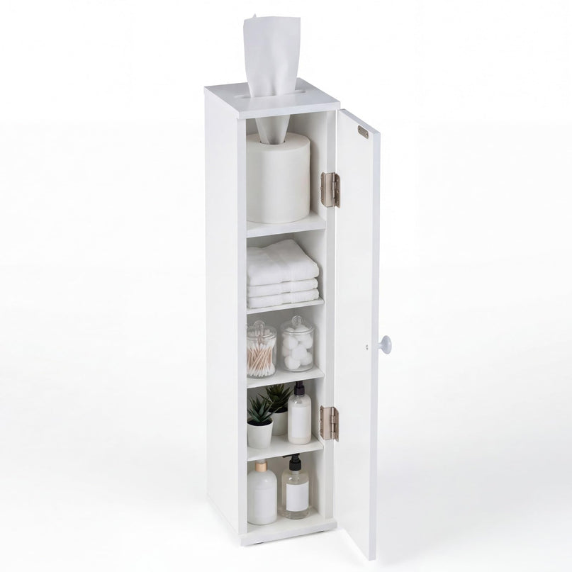 Giantex Small Bathroom Storage Cabinet(6.5" x 6.5" x 27")