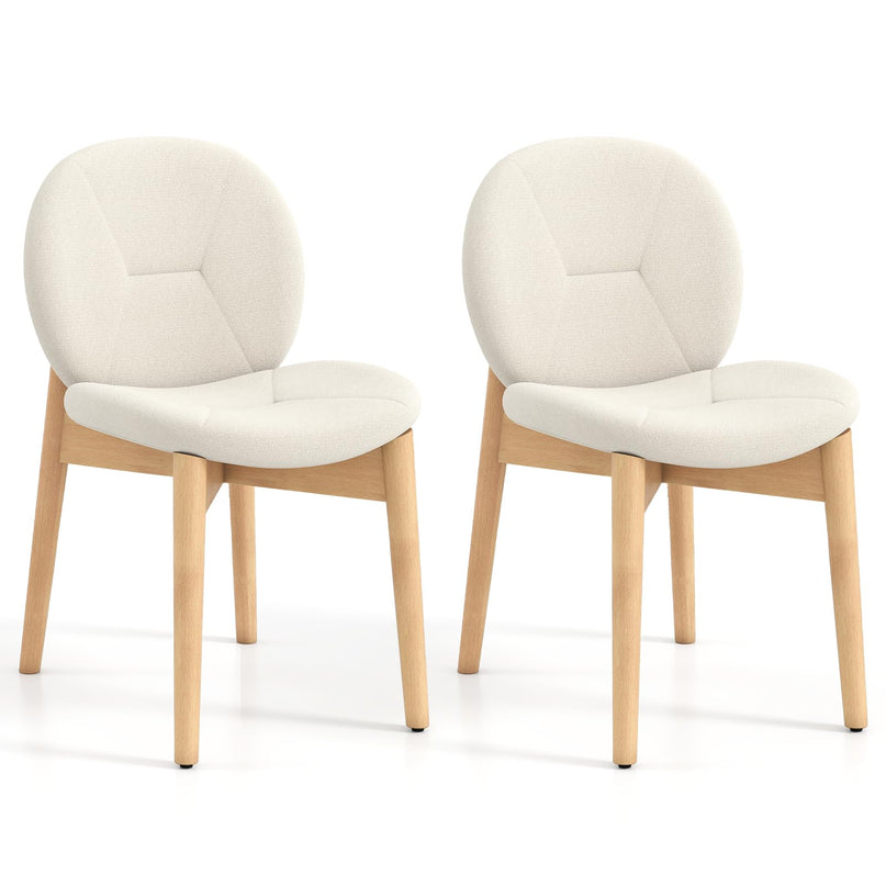Giantex Wooden Dining Chairs Set of 2/4 for Home Restaurant