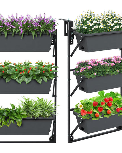 Giantex Vertical Raised Garden Bed, Hanging & Wall-Mounted Planter Garden Boxes